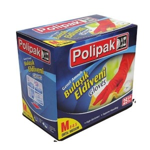 POLİPAK BULAŞIK ELDİVENİ  1 PK.İÇİ  ÇİFT ELDİVEN   KOLİ İÇİ 25 ADET POLİPAK BULAŞIK ELDİVENİ  1 PK.İÇİ  ÇİFT ELDİVEN   KOLİ İÇİ 25 ADET