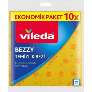 VİLEDA BEZZY TEMİZLİK BEZİ  10 LU SARI 34*35CM