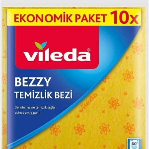 VİLEDA BEZZY TEMİZLİK BEZİ  10 LU SARI 34*35CM VİLEDA BEZZY TEMİZLİK BEZİ  10 LU SARI 34*35CM
