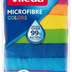 VİLEDA MİKROFİBER COLORS TEMİZLİK BEZİ  8 Lİ 30*30CM