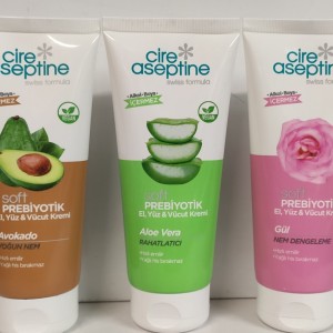 CİRE ASPETİNE PREBİYOTİK EL &YÜZ VÜCÜT KREMİ TÜP 200 ML 3 ADET CİRE ASPETİNE PREBİYOTİK EL &YÜZ VÜCÜT KREMİ TÜP 200 ML 3 ADET