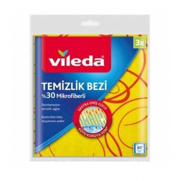 VİLEDA MİKROFİBER TEMİZLİK BEZİ 3 LÜ SARI 33*35CM VİLEDA MİKROFİBER TEMİZLİK BEZİ 3 LÜ SARI 33*35CM