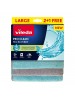VİLEDA PRO CLEAN MICROFİBER TEMİZLİK BEZİ LARGE 2+1 FREE 30*34CM